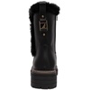 image:imageNautica Women Fur Chelsea Boots Winter Platform Chunky Low Heel Microsuede Comfortable amp Slip Resistant Ankle Mid Calf Boots for LadiesBlack
