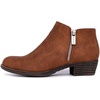 image:imageNautica Womens Ankle Boot with Side Zipper  Stylish Dress Boot for Women  Featuring a Low Heel Chic Design and Versatile Sizing  The Perfect Ankle Bootie for Dressy and Casual Occasions  AlaraBrown