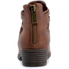 image:imageNautica Womens Ankle Boot with Side Zipper  Stylish Dress Boot for Women  Featuring a Low Heel Chic Design and Versatile Sizing  The Perfect Ankle Bootie for Dressy and Casual Occasions  AlaraCognacbraid