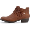 image:imageNautica Womens Ankle Boot with Side Zipper  Stylish Dress Boot for Women  Featuring a Low Heel Chic Design and Versatile Sizing  The Perfect Ankle Bootie for Dressy and Casual Occasions  AlaraCognacbraid