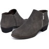 image:imageNautica Womens Ankle Boot with Side Zipper  Stylish Dress Boot for Women  Featuring a Low Heel Chic Design and Versatile Sizing  The Perfect Ankle Bootie for Dressy and Casual Occasions  AlaraGrey