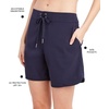 image:imageNautica Womens Board Shorts 7 Inseam  Quick Dry Swim Shorts UPF Sun Protection Swim BottomsDeep Sea
