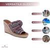 image:imageNautica Womens Espadrille Wedges for Women Platform Sandals  SlipOn Knot Bow Summer Shoes with Woven Rope HeelBeach Multi