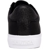 image:imageNautica Womens Fashion Sneaker Classic LowTop LaceUp Casual Shoe with Metal Side Logo and Soft Cushioned Comfort for Everyday WearBlack Metallic