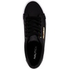 image:imageNautica Womens Fashion Sneaker Classic LowTop LaceUp Casual Shoe with Metal Side Logo and Soft Cushioned Comfort for Everyday WearBlack Metallic