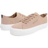 image:imageNautica Womens Fashion Sneaker Classic LowTop LaceUp Casual Shoe with Metal Side Logo and Soft Cushioned Comfort for Everyday WearSand