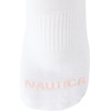 image:imageNautica Womens High Quarter Socks Moisture Wicking Cushioned Socks 6 PackAll White