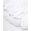 image:imageNautica Womens High Quarter Socks Moisture Wicking Cushioned Socks 6 PackAll White