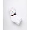 image:imageNautica Womens High Quarter Socks Moisture Wicking Cushioned Socks 6 PackAll White