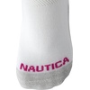 image:imageNautica Womens High Quarter Socks Moisture Wicking Cushioned Socks 6 PackBlackWhiteGrey