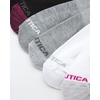 image:imageNautica Womens High Quarter Socks Moisture Wicking Cushioned Socks 6 PackBlackWhiteGrey