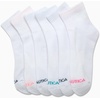 image:imageNautica Womens High Quarter Socks Moisture Wicking Cushioned Socks 6 PackWhite