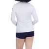 image:imageNautica Womens Long Sleeve Rashguard  QuickDry UPF Protection Swim Shirt Pool Beach Hiking Yoga VolleyballCloud
