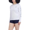 image:imageNautica Womens Long Sleeve Rashguard  QuickDry UPF Protection Swim Shirt Pool Beach Hiking Yoga VolleyballCloud