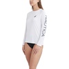 image:imageNautica Womens Long Sleeve Rashguard  QuickDry UPF Protection Swim Shirt Pool Beach Hiking Yoga VolleyballCloudy