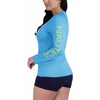 image:imageNautica Womens Long Sleeve Rashguard  QuickDry UPF Protection Swim Shirt Pool Beach Hiking Yoga VolleyballLight Blue