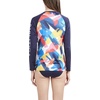 image:imageNautica Womens Long Sleeve Rashguard  QuickDry UPF Protection Swim Shirt Pool Beach Hiking Yoga VolleyballMulticolor