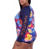 image:imageNautica Womens Long Sleeve Rashguard  QuickDry UPF Protection Swim Shirt Pool Beach Hiking Yoga VolleyballMulticolor