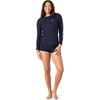 image:imageNautica Womens Long Sleeve Rashguard  QuickDry UPF Protection Swim Shirt Pool Beach Hiking Yoga VolleyballNavy Sea