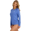 image:imageNautica Womens Long Sleeve Rashguard  QuickDry UPF Protection Swim Shirt Pool Beach Hiking Yoga VolleyballSea Blue