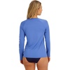 image:imageNautica Womens Long Sleeve Rashguard  QuickDry UPF Protection Swim Shirt Pool Beach Hiking Yoga VolleyballSea Blue