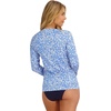 image:imageNautica Womens Long Sleeve Rashguard  QuickDry UPF Protection Swim Shirt Pool Beach Hiking Yoga VolleyballSeablue