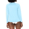 image:imageNautica Womens Long Sleeve Rashguard  QuickDry UPF Protection Swim Shirt Pool Beach Hiking Yoga VolleyballTeal