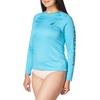 image:imageNautica Womens Long Sleeve Rashguard  QuickDry UPF Protection Swim Shirt Pool Beach Hiking Yoga VolleyballTeal
