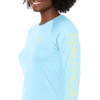image:imageNautica Womens Long Sleeve Rashguard  QuickDry UPF Protection Swim Shirt Pool Beach Hiking Yoga VolleyballTeal