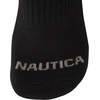 image:imageNautica Womens Low Cut Socks with Tab Mesh Cushioned Ankle Socks 12 PackBlackGrey