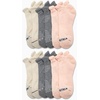 image:imageNautica Womens Low Cut Socks with Tab Mesh Cushioned Ankle Socks 12 PackPink Assorted
