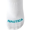image:imageNautica Womens No Show Socks Moisture Wicking Low Cut Ankle Socks 12 PackAll White
