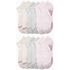 image:imageNautica Womens No Show Socks Moisture Wicking Low Cut Ankle Socks 12 PackPink Oatmeal