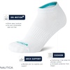 image:imageNautica Womens No Show Socks Moisture Wicking Low Cut Ankle Socks 12 PackPink Oatmeal