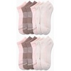 image:imageNautica Womens No Show Socks Moisture Wicking Low Cut Ankle Socks 12 PackTan Assorted