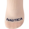 image:imageNautica Womens No Show Socks Moisture Wicking Low Cut Athletic Socks 6 PackPink Assorted Tab