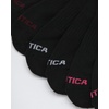 image:imageNautica Womens No Show Socks Moisture Wicking Low Cut Athletic Socks 6 PackSolid Black