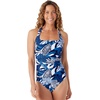 image:imageNautica Womens OnePiece Swimsuit  Slimming Tummy Control Bathing Suit QuickDry Fabric Bikini SwimsuitAzure