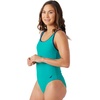 image:imageNautica Womens OnePiece Swimsuit  Slimming Tummy Control Bathing Suit QuickDry Fabric Bikini SwimsuitGreen Navy