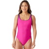 image:imageNautica Womens OnePiece Swimsuit  Slimming Tummy Control Bathing Suit QuickDry Fabric Bikini SwimsuitPink