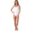 image:imageNautica Womens OnePiece Swimsuit  Slimming Tummy Control Bathing Suit QuickDry Fabric Bikini SwimsuitWhite Navy