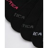 image:imageNautica Womens Quarter Socks Athletic Cushion Moisture Wicking Socks 6 PackAll Black