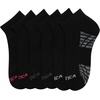 image:imageNautica Womens Quarter Socks Athletic Cushion Moisture Wicking Socks 6 PackAll Black