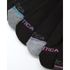 image:imageNautica Womens Quarter Socks Athletic Cushion Moisture Wicking Socks 6 PackBlackMulti
