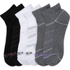 image:imageNautica Womens Quarter Socks Athletic Cushion Moisture Wicking Socks 6 PackBlackWhiteGrey