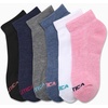 image:imageNautica Womens Quarter Socks Athletic Cushion Moisture Wicking Socks 6 PackBlue Assorted