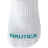 image:imageNautica Womens Quarter Socks Athletic Cushion Moisture Wicking Socks 6 PackBright White