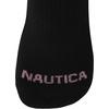 image:imageNautica Womens Quarter Socks Athletic Cushion Moisture Wicking Socks 6 PackClassic Black