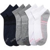 image:imageNautica Womens Quarter Socks Athletic Cushion Moisture Wicking Socks 6 PackGreyWhiteBlue