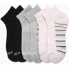 image:imageNautica Womens Quarter Socks Athletic Cushion Moisture Wicking Socks 6 PackLight Pink Black